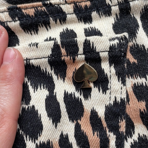 Kate Spade Broome Street leopard jeans - Picture 6 of 6